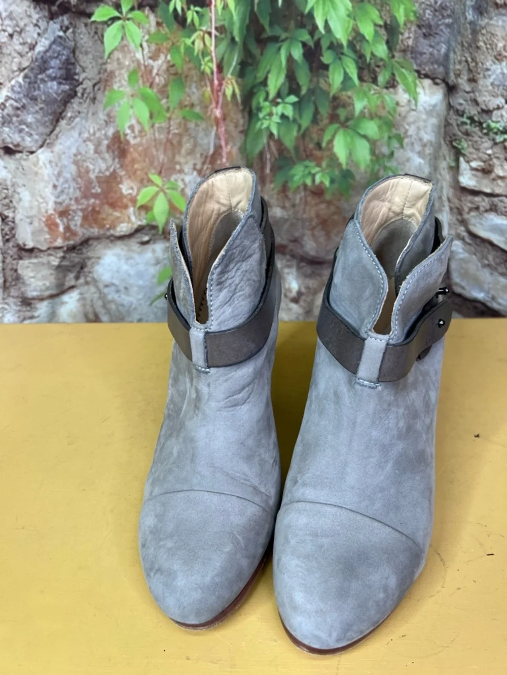 rag & bone | Shoes | Rag Bone Gray Suede Quiet Luxury Designer Leather ...
